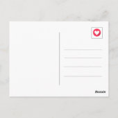 Verjaardagskaart met leuk regenboog hart zonneschi briefkaart (Achterkant)