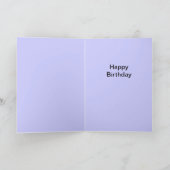 Verjaardagskaart met Lion Picture Kaart (Binnen)