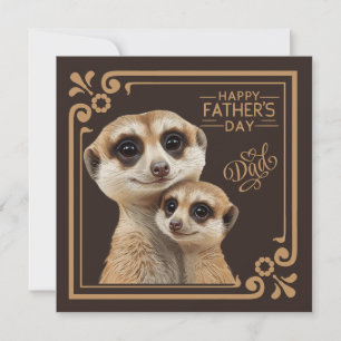 Verjaardagskaart met meerkat-liefde kaart