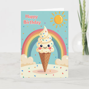 Verjaardagskaart met Morsige Sprinkels Kaart