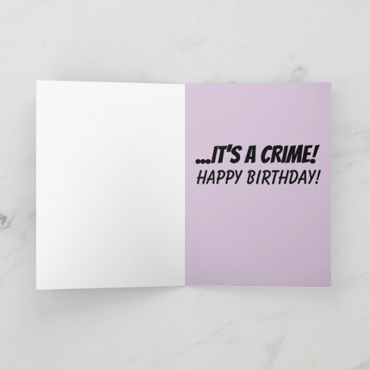 VERJAARDAGSKAART MET POLITIEGRAPPEN KAART (Binnen)