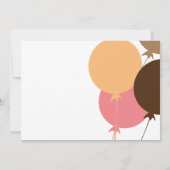 Verjaardagskaart met Retro Ballonnen (Achterkant)