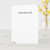 Verjaardagskaart met richting voor oude kerel kaart (Gele Bloem)