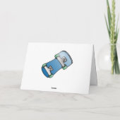 Verjaardagskaart met skateboard kaart (Achterkant)