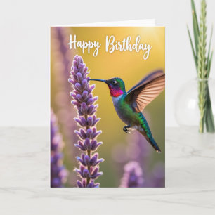 Verjaardagskaart met Smaragdgroene Vogel Kaart