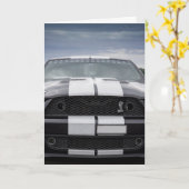 VERJAARDAGSKAART MET SPierAUTO Kaart (Gele Bloem)