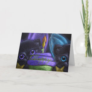 VERJAARDAGSKAART MET SPROOKJES KATTEN KAART
