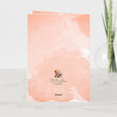 Verjaardagskaart met teddybeer bedankkaart (Achterkant)