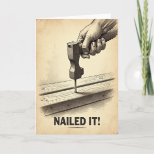 Verjaardagskaart met vintage ontwerp kaart