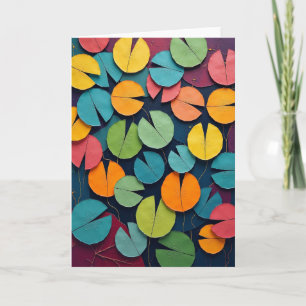 Verjaardagskaart met Whimsical Circles Kaart