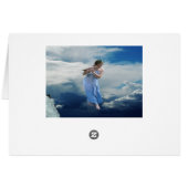 Verjaardagskaart met wolken magie (Achterkant Horizontaal)