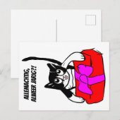 verjaardagskaart met Yuki / birthdaycard  Briefkaart (Voorkant / Achterkant)