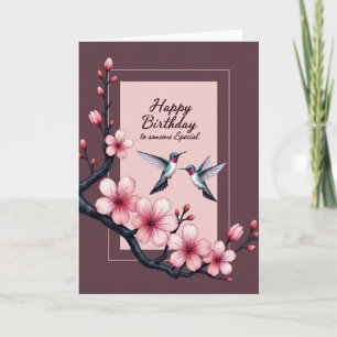 Verjaardagskaart met zoete bloemenframe kaart