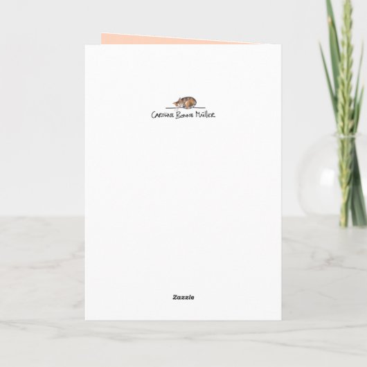 Verjaardagskaart met zomerse sangria proost (Achterkant)