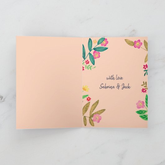 Verjaardagskaart met zomerse sangria proost (Binnen)