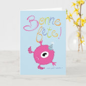 Verjaardagskaart - Mijn kleine monster Kaart (Gele Bloem)