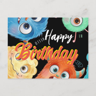 verjaardagskaart monsters inc briefkaart