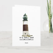 Verjaardagskaart Nantucket Lighthouse Kaart (Achterkant)
