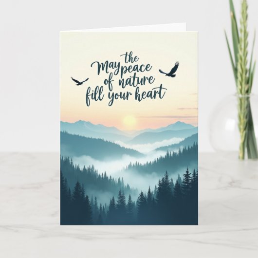 Verjaardagskaart Natures Peace Kaart (Voorkant)