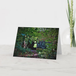 Verjaardagskaart “Natuur claimt de vergetene” Kaart