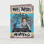 Verjaardagskaart neef kaart (Voorkant)