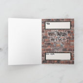 Verjaardagskaart neef kaart (Binnen)