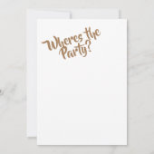 verjaardagskaart of uitnodiging (Achterkant)