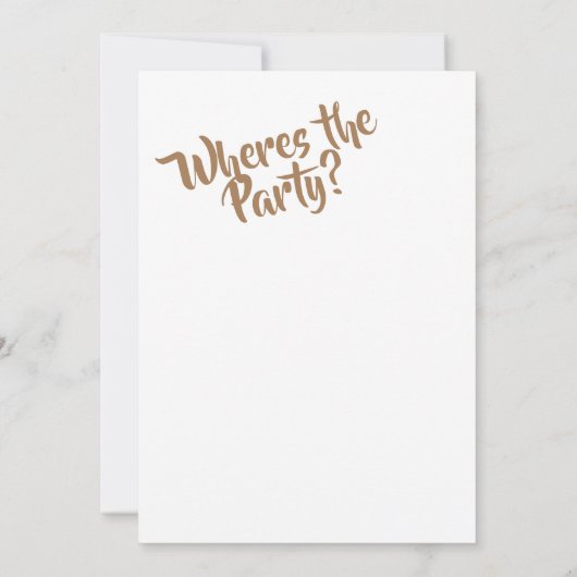 verjaardagskaart of uitnodiging (Achterkant)