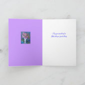 Verjaardagskaart orchidee kaart (Binnen)