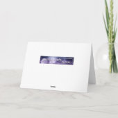 Verjaardagskaart - Paarse Iris d2 Kaart (Achterkant)