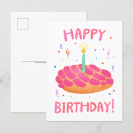 Verjaardagskaart Pan Dulce Concha Briefkaart