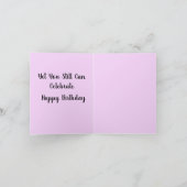 Verjaardagskaart : Plum Vergeten  Kaart (Binnen)