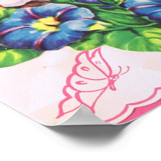  verjaardagskaart poster (Hoek)