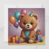 Verjaardagskaart Roze Tractor Kaart (Achterkant)