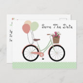 Verjaardagskaart Save The Date-ansichtkaart Briefkaart (Voorkant / Achterkant)