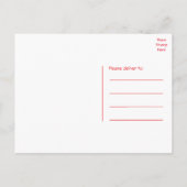 Verjaardagskaart Schattige Hond Oud-Engelse Schaap Briefkaart (Achterkant)