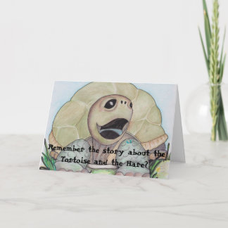 Verjaardagskaart schildpad kaart
