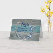 Verjaardagskaart Seaside Beachy Kaart (Gele Bloem)