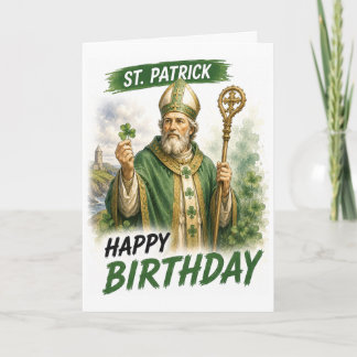 Verjaardagskaart Sint-Patrick Kaart
