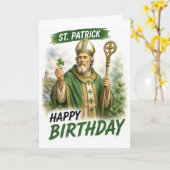 Verjaardagskaart Sint-Patrick Kaart (Gele Bloem)