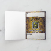 Verjaardagskaart slang en dolk kaart (Binnen)