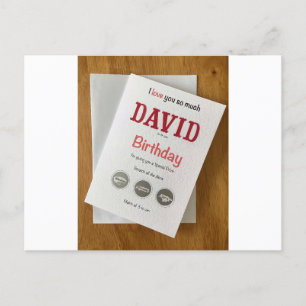Verjaardagskaart speciaal voor jou vriend briefkaart