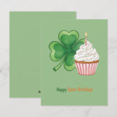 Verjaardagskaart St. Patrick Feestdagenkaart (Voorkant / Achterkant)