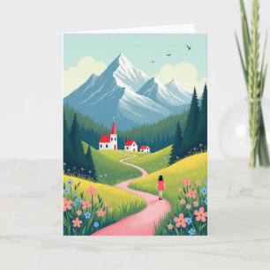 Verjaardagskaart Sweet Village Kaart