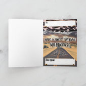 Verjaardagskaart telt douane kaart (Binnen)