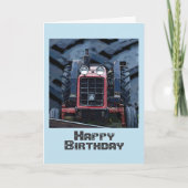 Verjaardagskaart tractor kaart (Voorkant)