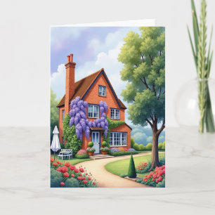 Verjaardagskaart Tuin Huis Kaart