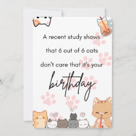 Verjaardagskaart / uitnodiging