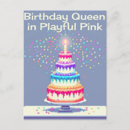 VERJAARDAGSKAART UITNODIGING BRIEFKAART