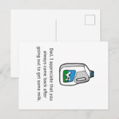 Verjaardagskaart Vaderdag Briefkaart (Voorkant / Achterkant)